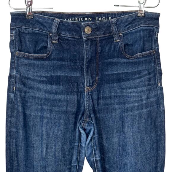 AEO Next Level Stretch Hi-Rise Jegging Jeans 10 READ Minimalist Skinny Retro - Picture 13 of 16